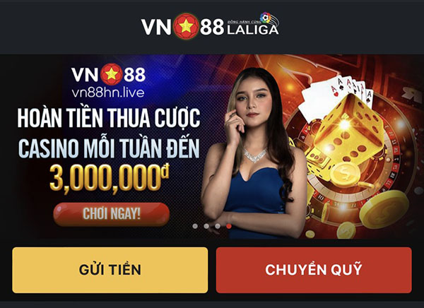 Rút tiền Vn88